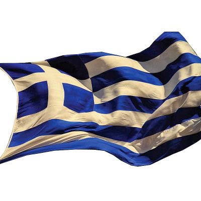 Ελληνική σημαία με κρίκους από polyester 1m x 1.5m
